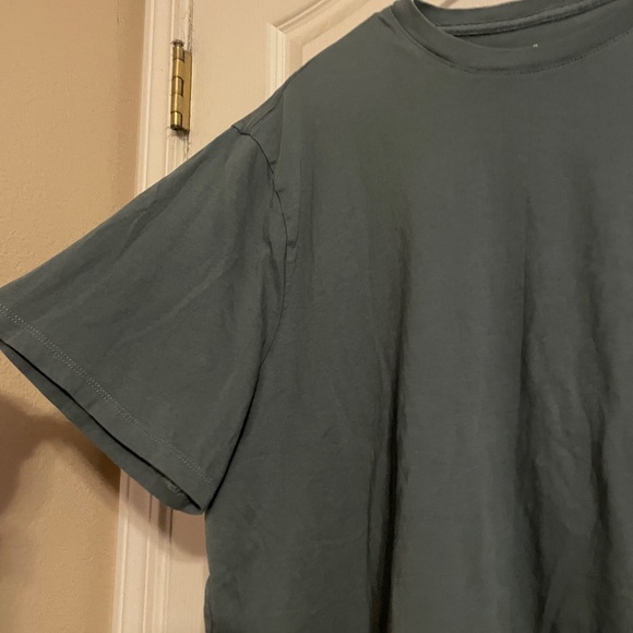 Everlane‎ Green Short Sleeve Organic Cotton Pocket Tee XL Basic Casual Preppy - Picture 3 of 5